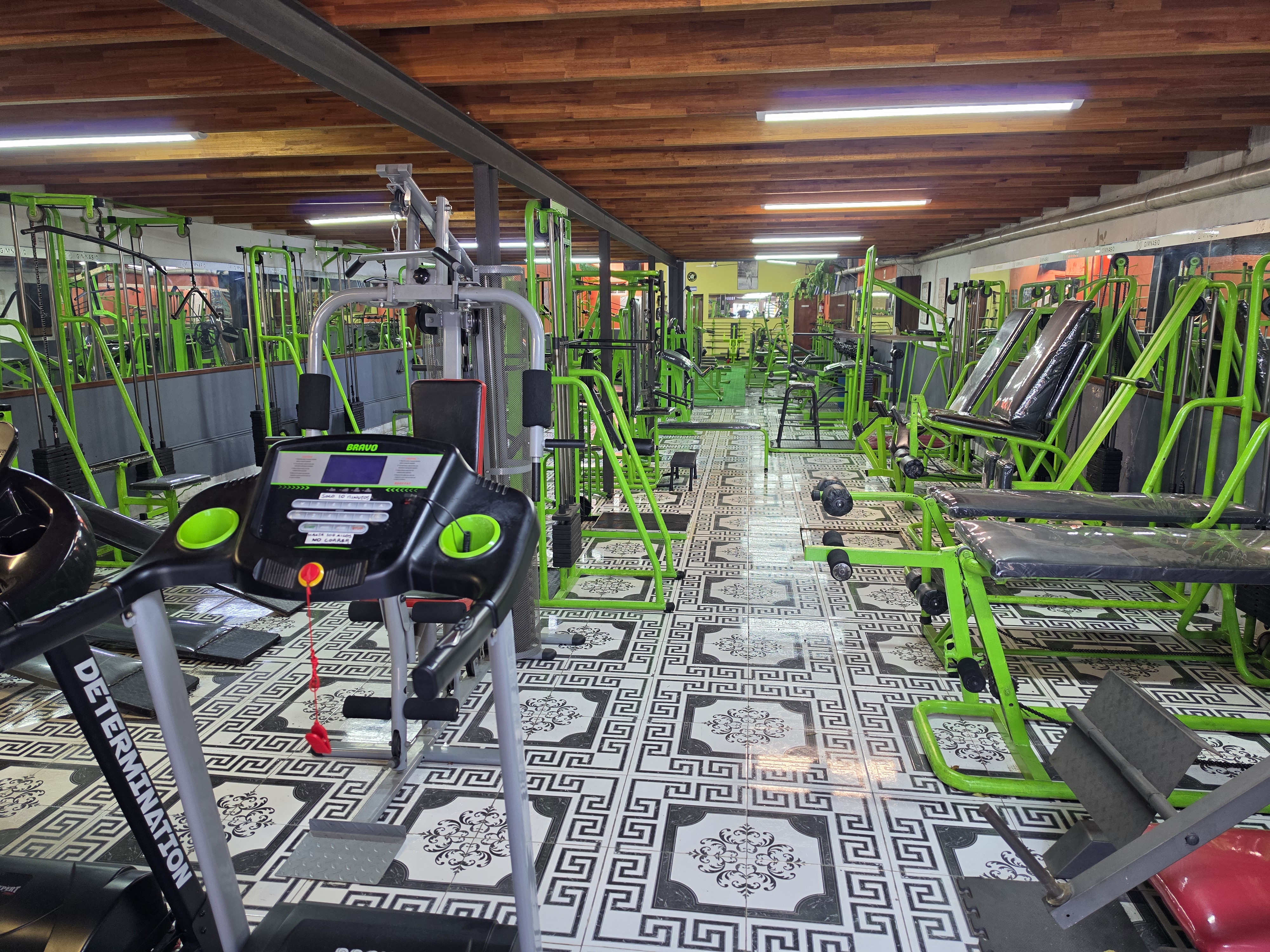 Vista general del gimnasio Olimpo